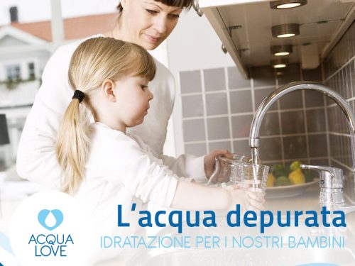 Acqua microfiltrata, idratazione per i nostri bambini